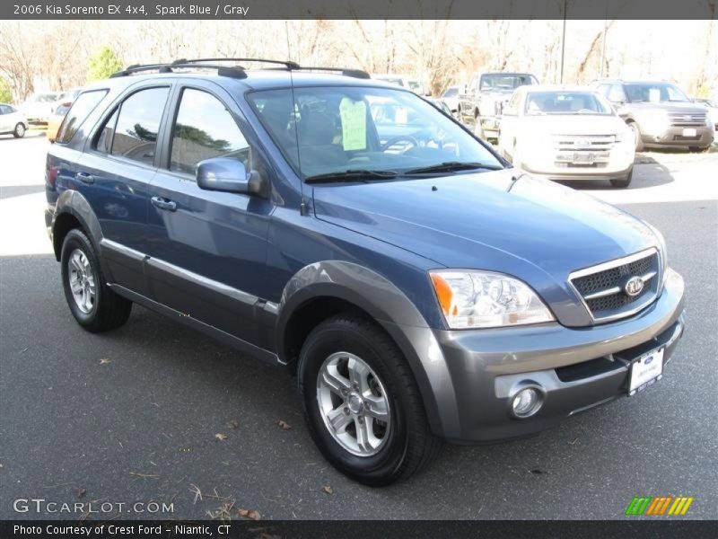 Spark Blue / Gray 2006 Kia Sorento EX 4x4