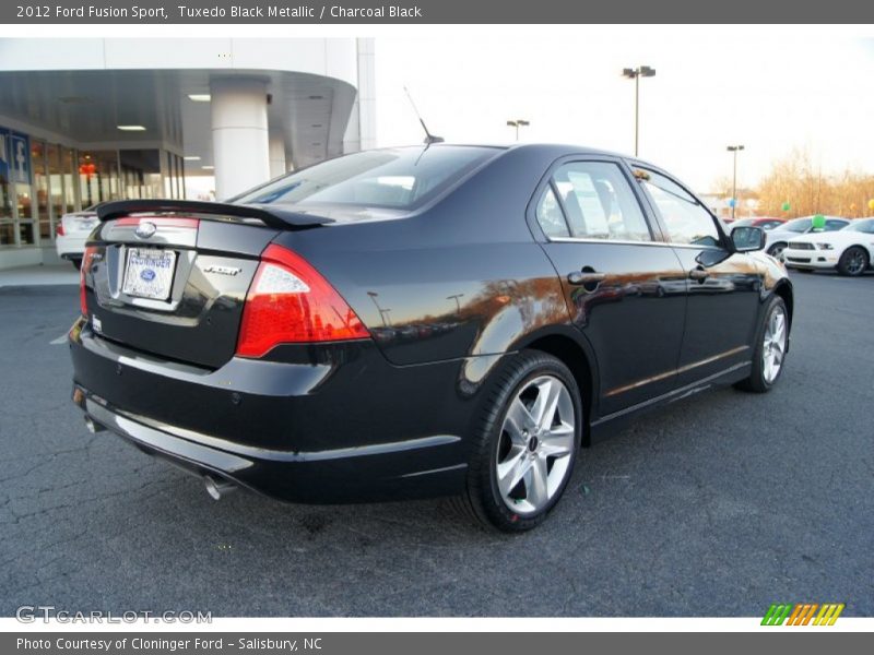 Tuxedo Black Metallic / Charcoal Black 2012 Ford Fusion Sport