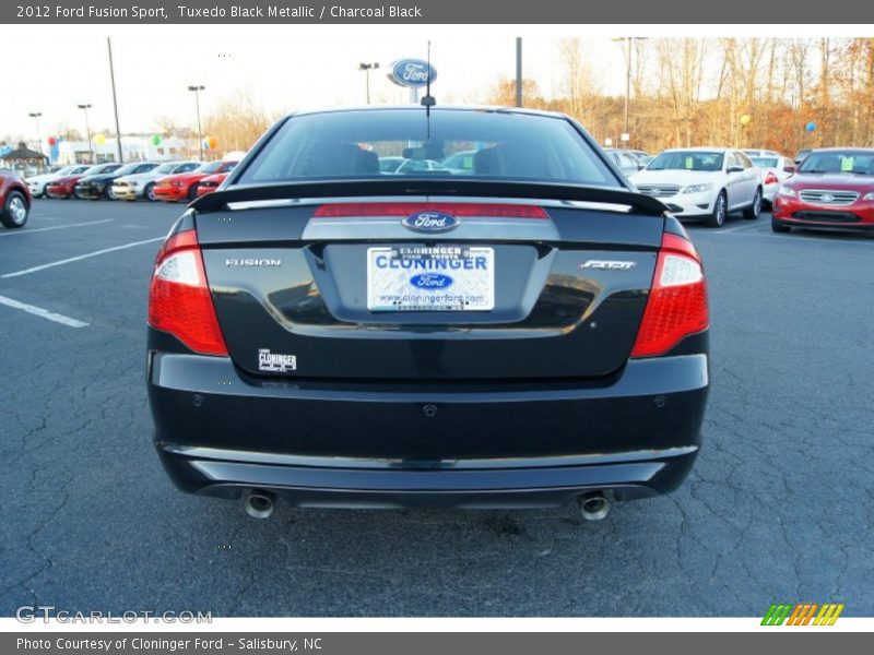 Tuxedo Black Metallic / Charcoal Black 2012 Ford Fusion Sport