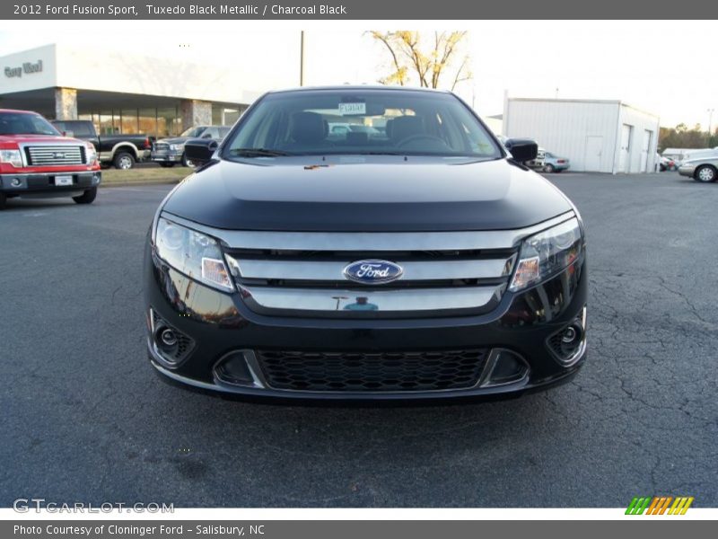 Tuxedo Black Metallic / Charcoal Black 2012 Ford Fusion Sport