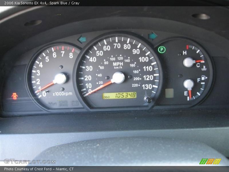 Spark Blue / Gray 2006 Kia Sorento EX 4x4