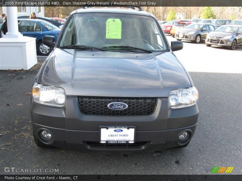 Dark Shadow Grey Metallic / Medium/Dark Flint Grey 2005 Ford Escape Hybrid 4WD