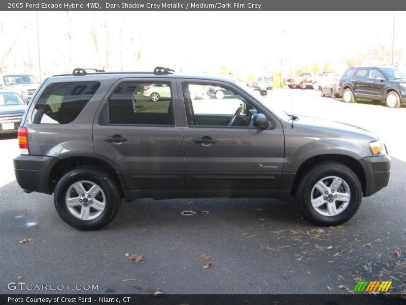 Dark Shadow Grey Metallic / Medium/Dark Flint Grey 2005 Ford Escape Hybrid 4WD