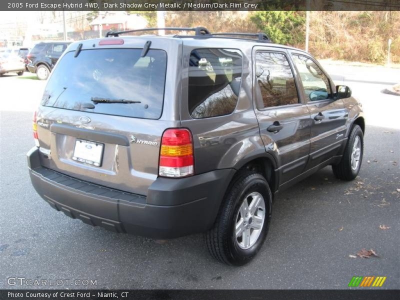 Dark Shadow Grey Metallic / Medium/Dark Flint Grey 2005 Ford Escape Hybrid 4WD