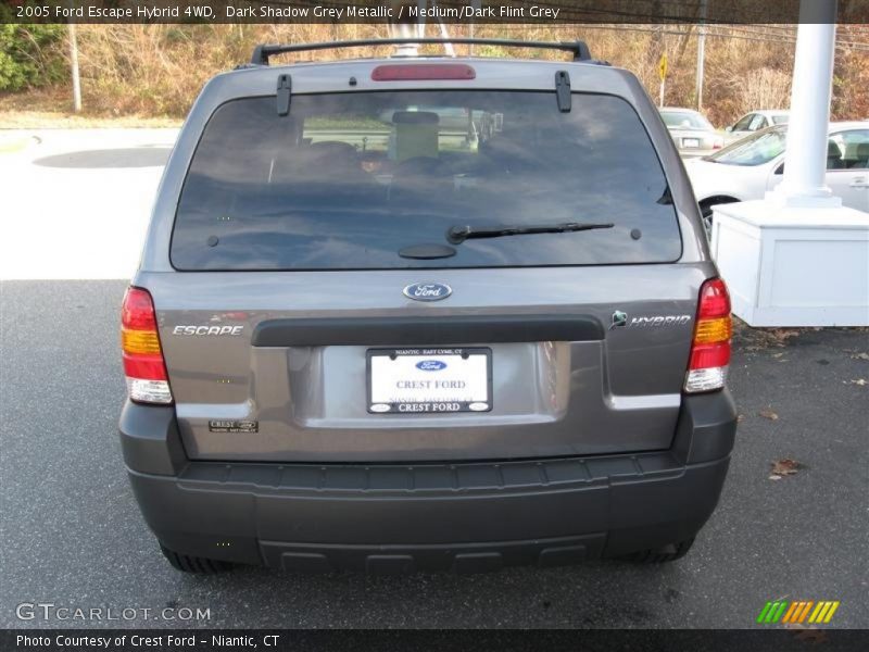 Dark Shadow Grey Metallic / Medium/Dark Flint Grey 2005 Ford Escape Hybrid 4WD