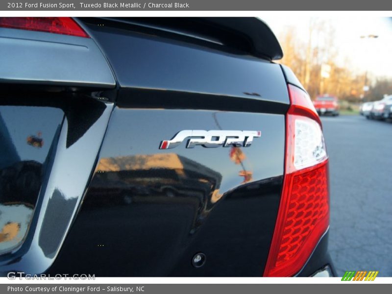 Tuxedo Black Metallic / Charcoal Black 2012 Ford Fusion Sport