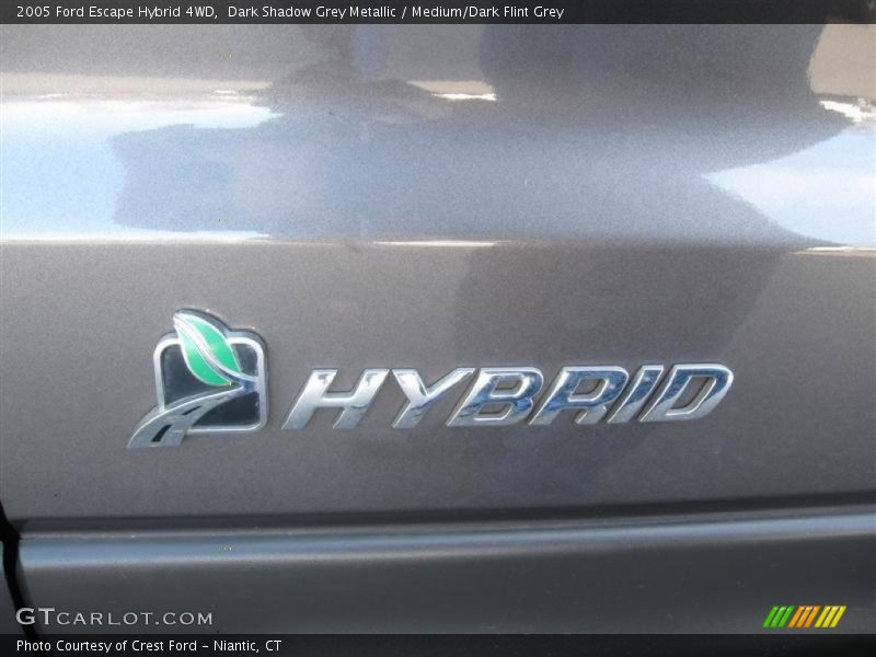 Dark Shadow Grey Metallic / Medium/Dark Flint Grey 2005 Ford Escape Hybrid 4WD
