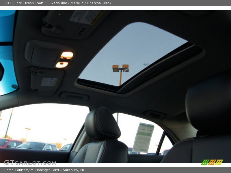 Tuxedo Black Metallic / Charcoal Black 2012 Ford Fusion Sport