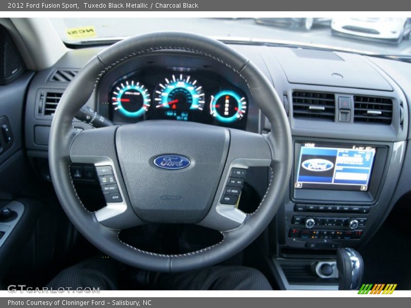 Tuxedo Black Metallic / Charcoal Black 2012 Ford Fusion Sport