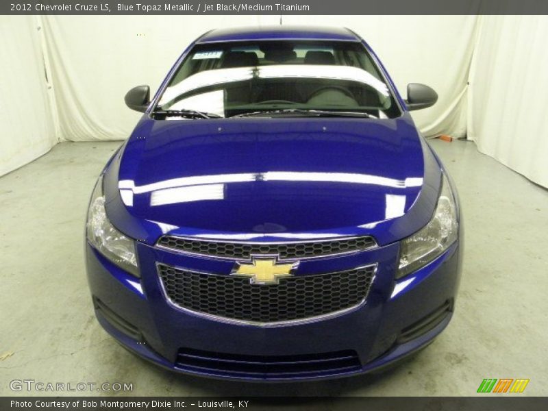 Blue Topaz Metallic / Jet Black/Medium Titanium 2012 Chevrolet Cruze LS