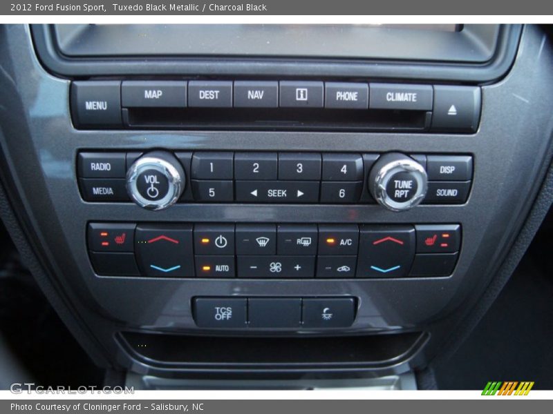 Controls of 2012 Fusion Sport