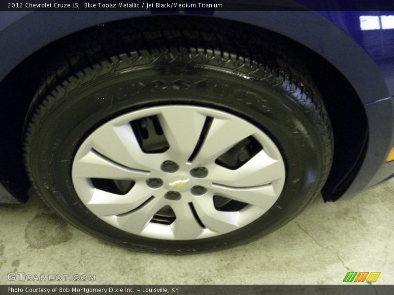 Blue Topaz Metallic / Jet Black/Medium Titanium 2012 Chevrolet Cruze LS