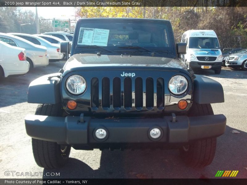 Black / Dark Slate Gray/Medium Slate Gray 2010 Jeep Wrangler Sport 4x4