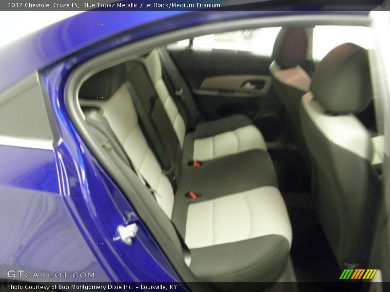 Blue Topaz Metallic / Jet Black/Medium Titanium 2012 Chevrolet Cruze LS