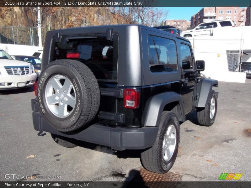Black / Dark Slate Gray/Medium Slate Gray 2010 Jeep Wrangler Sport 4x4