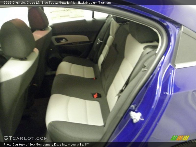 Blue Topaz Metallic / Jet Black/Medium Titanium 2012 Chevrolet Cruze LS