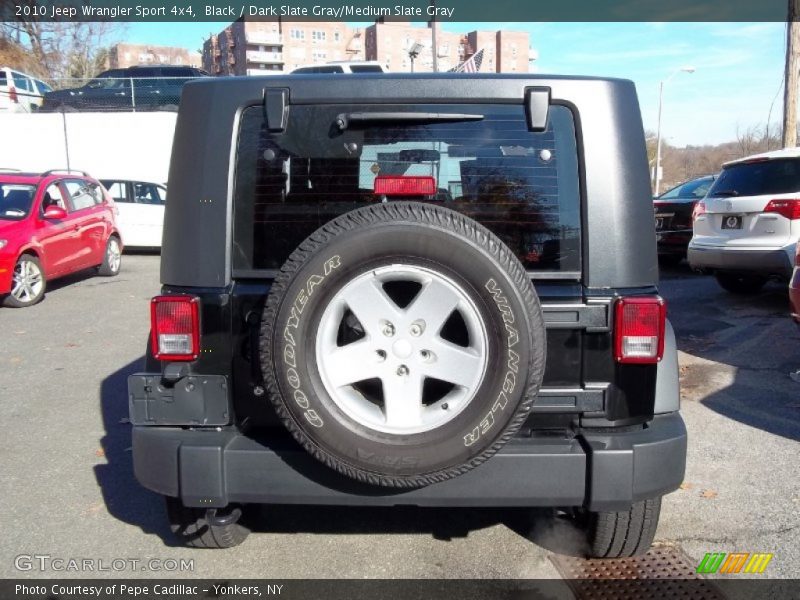 Black / Dark Slate Gray/Medium Slate Gray 2010 Jeep Wrangler Sport 4x4