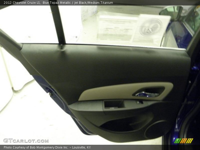 Blue Topaz Metallic / Jet Black/Medium Titanium 2012 Chevrolet Cruze LS