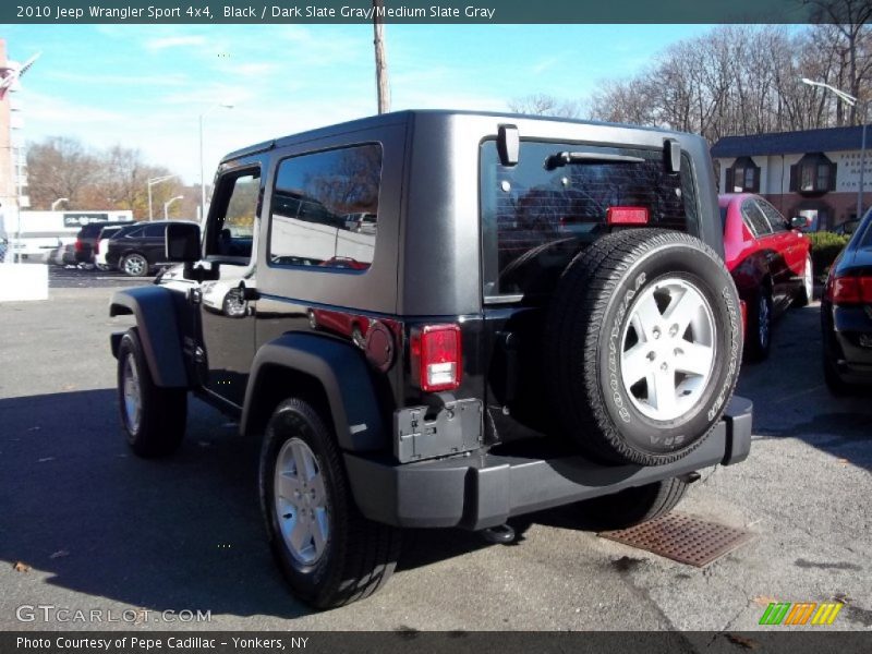 Black / Dark Slate Gray/Medium Slate Gray 2010 Jeep Wrangler Sport 4x4