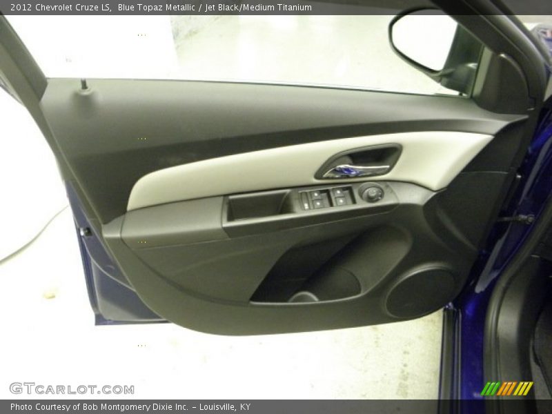 Blue Topaz Metallic / Jet Black/Medium Titanium 2012 Chevrolet Cruze LS