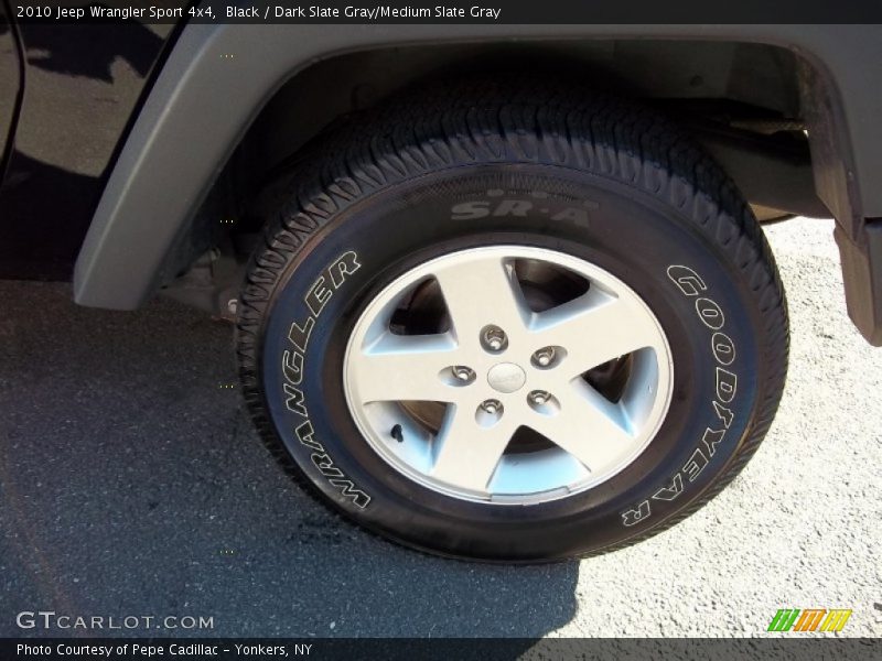 Black / Dark Slate Gray/Medium Slate Gray 2010 Jeep Wrangler Sport 4x4