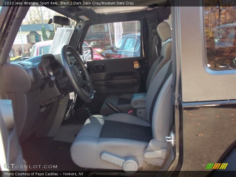 Black / Dark Slate Gray/Medium Slate Gray 2010 Jeep Wrangler Sport 4x4