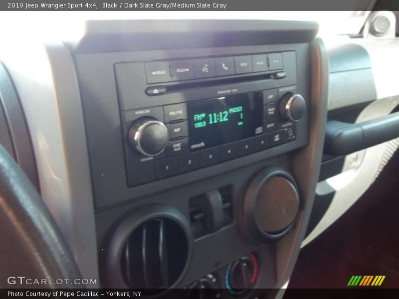 Black / Dark Slate Gray/Medium Slate Gray 2010 Jeep Wrangler Sport 4x4