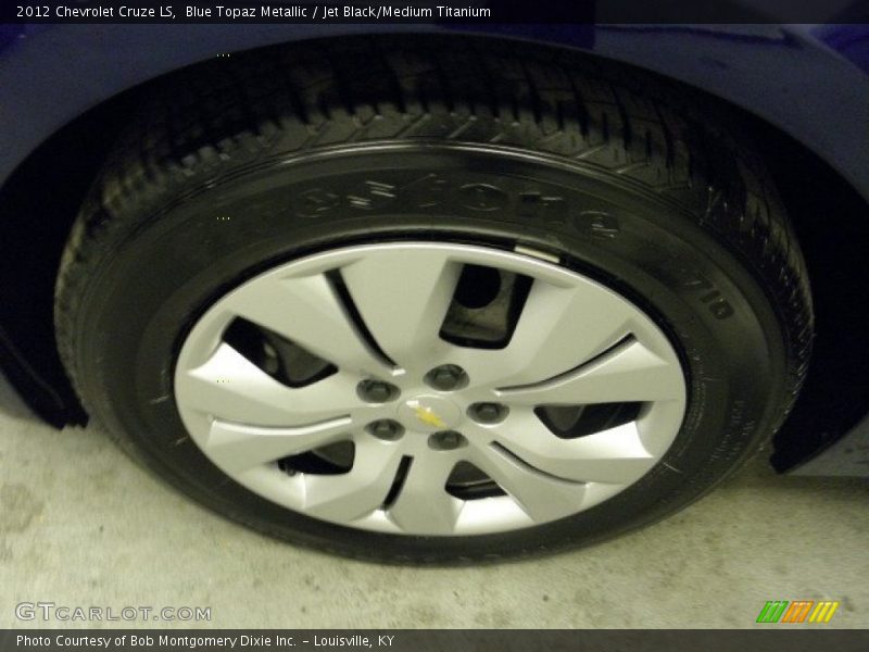 Blue Topaz Metallic / Jet Black/Medium Titanium 2012 Chevrolet Cruze LS