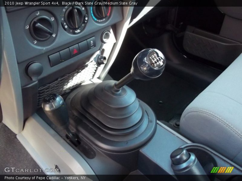 Black / Dark Slate Gray/Medium Slate Gray 2010 Jeep Wrangler Sport 4x4