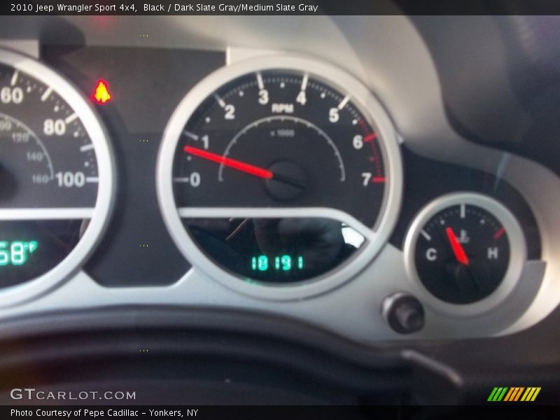 Black / Dark Slate Gray/Medium Slate Gray 2010 Jeep Wrangler Sport 4x4