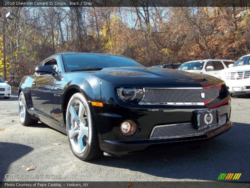 Black / Gray 2010 Chevrolet Camaro SS Coupe