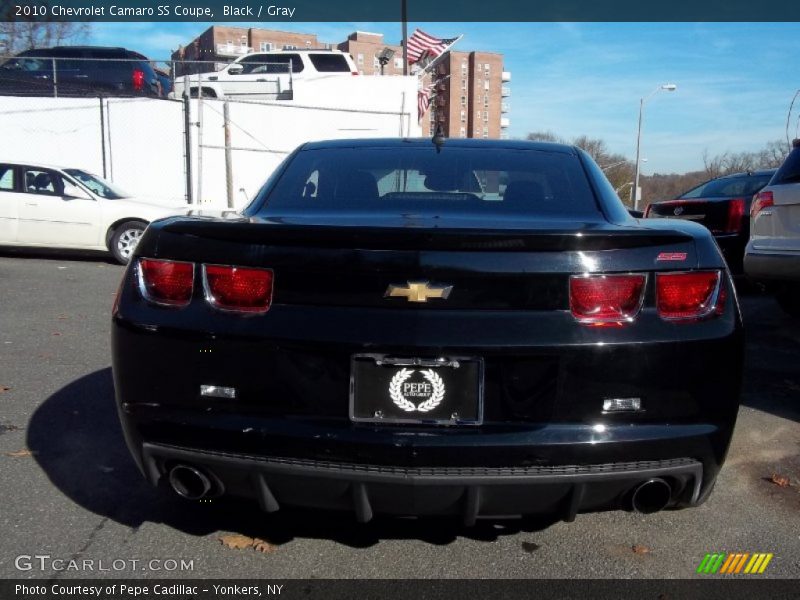 Black / Gray 2010 Chevrolet Camaro SS Coupe