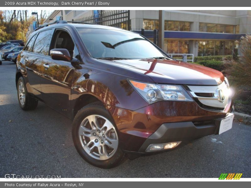Dark Cherry Pearl / Ebony 2009 Acura MDX Technology