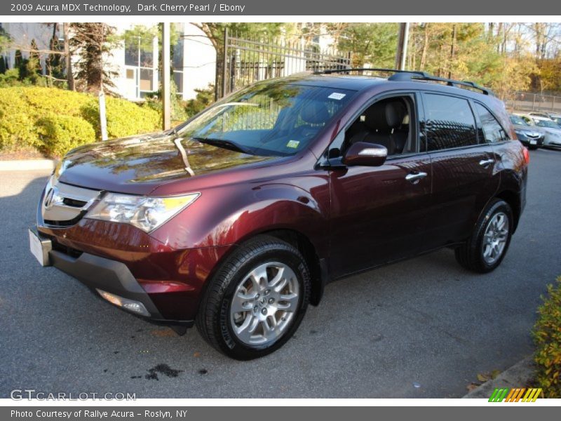 Dark Cherry Pearl / Ebony 2009 Acura MDX Technology