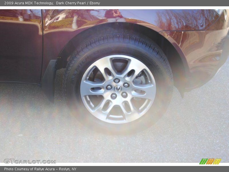 Dark Cherry Pearl / Ebony 2009 Acura MDX Technology