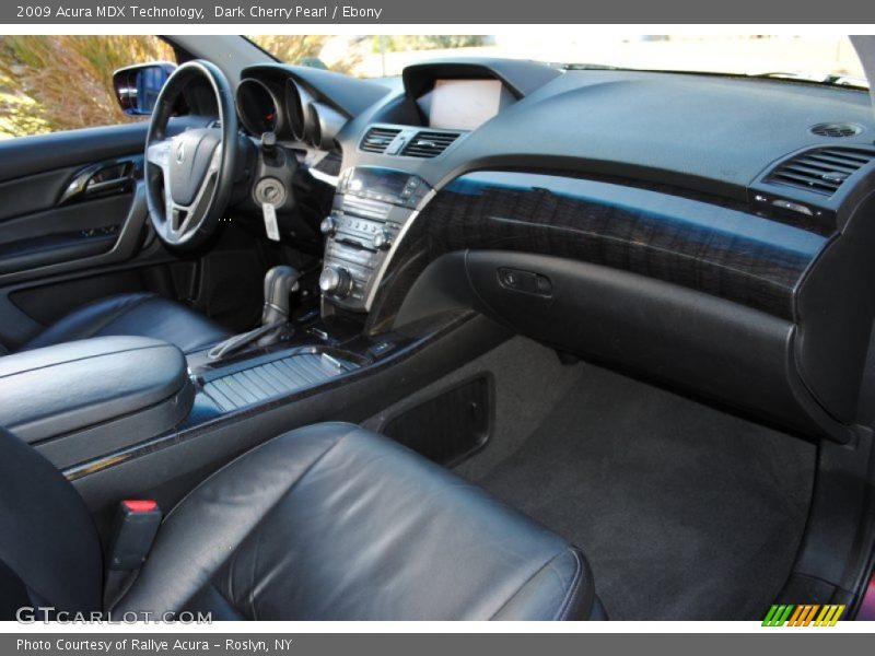 Dark Cherry Pearl / Ebony 2009 Acura MDX Technology
