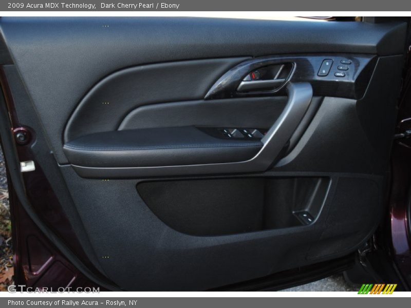 Dark Cherry Pearl / Ebony 2009 Acura MDX Technology