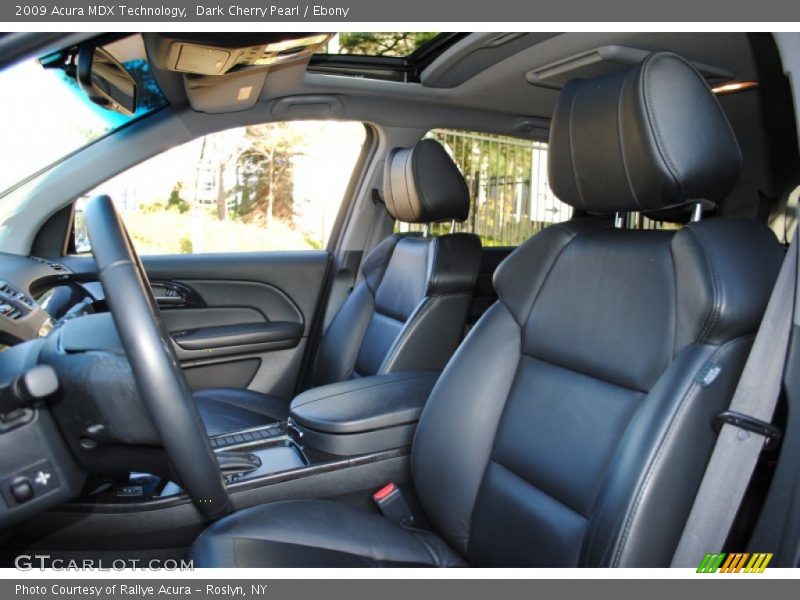 Dark Cherry Pearl / Ebony 2009 Acura MDX Technology