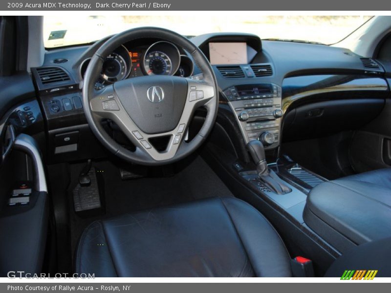 Dark Cherry Pearl / Ebony 2009 Acura MDX Technology