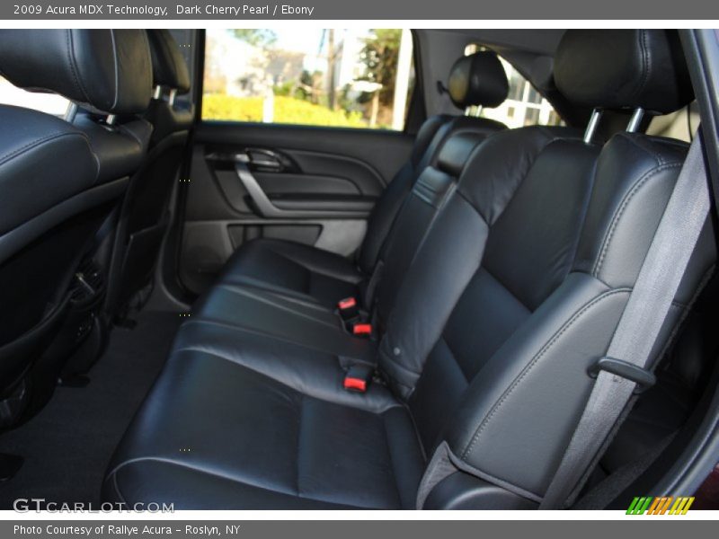 Dark Cherry Pearl / Ebony 2009 Acura MDX Technology