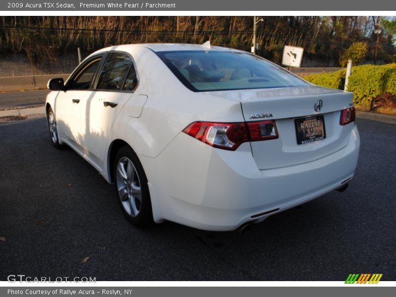 Premium White Pearl / Parchment 2009 Acura TSX Sedan