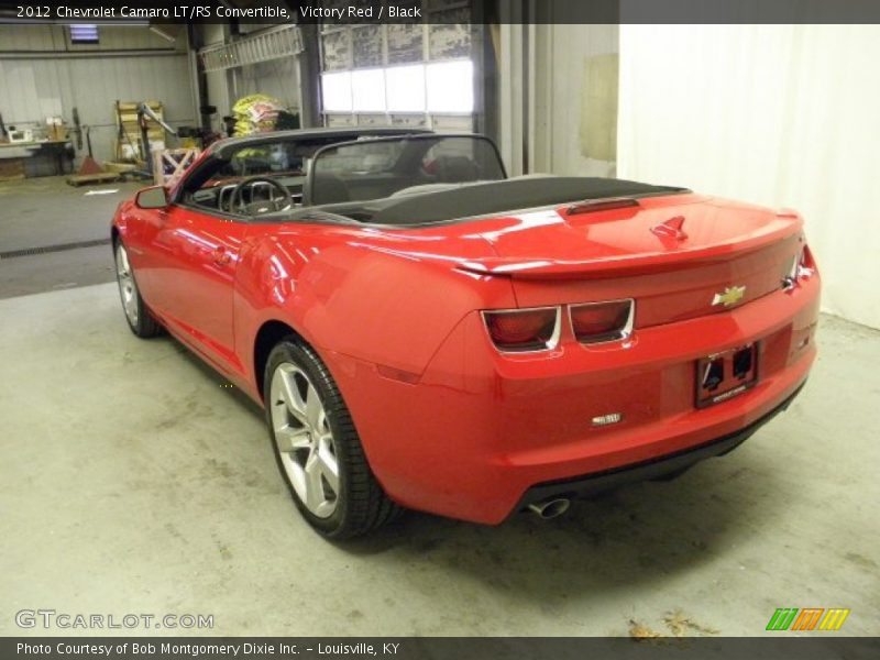 Victory Red / Black 2012 Chevrolet Camaro LT/RS Convertible