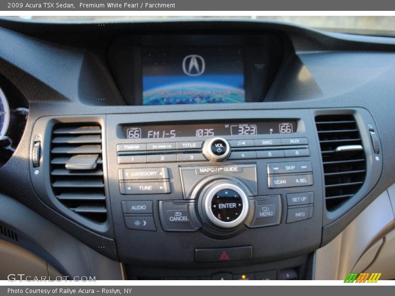 Premium White Pearl / Parchment 2009 Acura TSX Sedan
