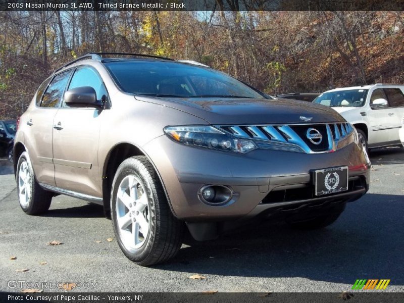 Tinted Bronze Metallic / Black 2009 Nissan Murano SL AWD