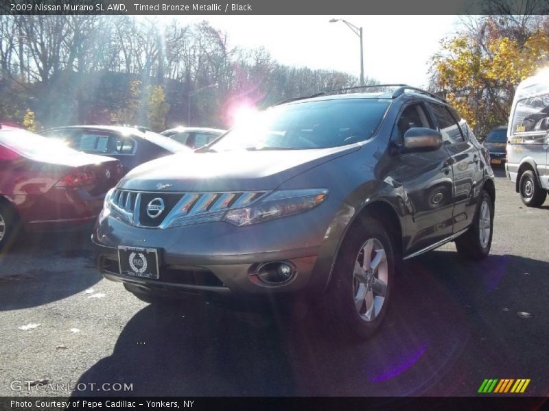 Tinted Bronze Metallic / Black 2009 Nissan Murano SL AWD