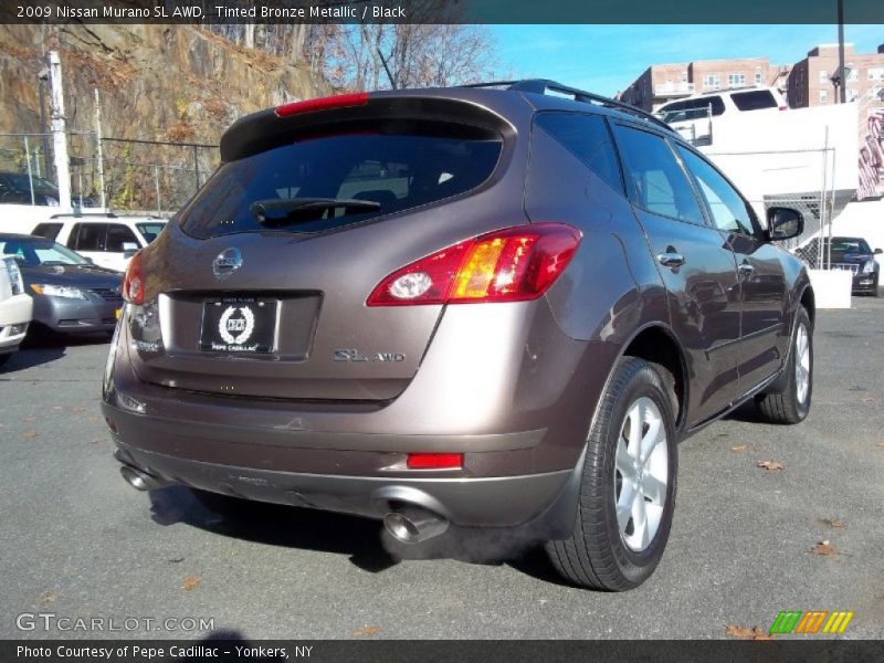 Tinted Bronze Metallic / Black 2009 Nissan Murano SL AWD