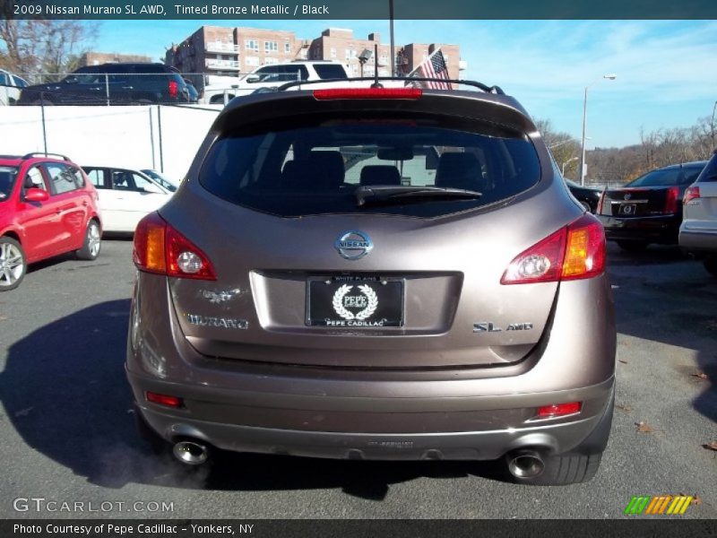 Tinted Bronze Metallic / Black 2009 Nissan Murano SL AWD