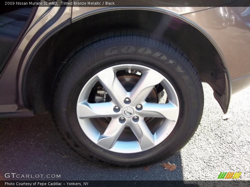 Tinted Bronze Metallic / Black 2009 Nissan Murano SL AWD