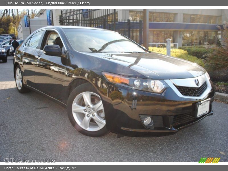 Crystal Black Pearl / Ebony 2009 Acura TSX Sedan