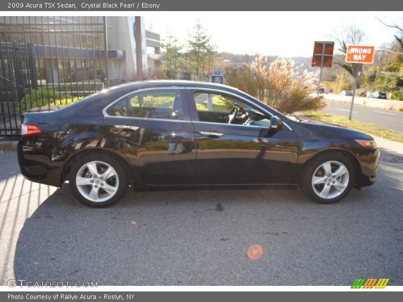 Crystal Black Pearl / Ebony 2009 Acura TSX Sedan